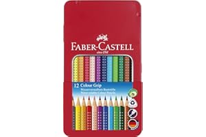 Faber-Castell Colour Grip F112413 Kredki, Wielokolorowy, 12 Sztuk