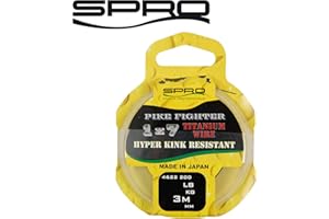 Spro pike fighter titanium wire 1x7 | 3M | titanium onderlijn 60 LB / 27.3 KG - 0.56mm