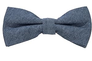 DonDon papillon cotone da uomo 12 x 6 cm già legato e infinitamente regolabile