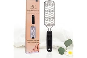 Health Press® Eliminador de Callos – Raspador de Callos & Lima para Callos para un Cuidado Efectivo de los Pies – Lima de Acero Inoxidable para Piel Suave – Dispositivo de Pedicura para Piel Dura