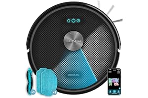 Cecotec Robot Aspirador con Navegación Láser y App Conga M50 X-Treme. 5000Pa, Barre, Aspira, Friega y Pasa la Mopa, Autonomía 160m2, Sensores Anticaídas, Cepillo Multifunción, TotalSurface