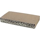 Trixie Scratcher for Cats Leo Made of cardboard, 44 &times; 6 &times; 25 cm, 2 St., Scratching toy with catnip - 48033