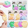 5Pack Taba Squishy Cat Paw,Squishy Toys for Adults & Kids,Cute Soft Squeeze Fidget Toys for Stress Relief