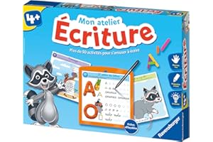 Ravensburger - Jeu Educatif - Mon atelier d'écriture - Coffret complet éducatif - Apprentissage ludique de l'écriture en 50 activités différentes - A partir de 4 ans - 24073