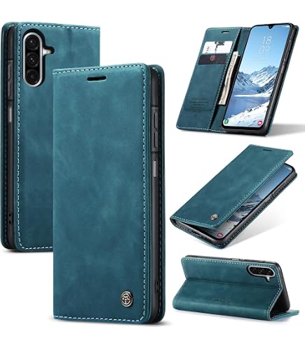 Mulbess Custodia A Libro Per IPhone 5/5s/SE 2016 – Con Tasca Per Carte, Supporto E Chiusura Magnetica (Grigio)