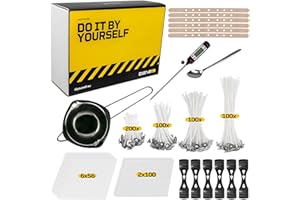 DIBYS Kerzen selber machen Set | Kerzendocht-Set inkl. Werkzeug zum Kerzen selbst gießen | DIY-Set für Kinder & Erwachsene | Schöne Geschenk-Idee zum Geburtstag & zu Ostern