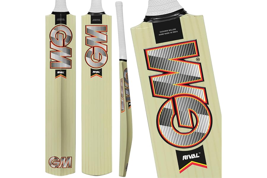 GM | Kashmir Willow Cricket Bat | Sizes Mens SH Full Size, Harrow, 6, 5, 4, 3, Striker, Opener | Beginner Junior | Gunn & Moore