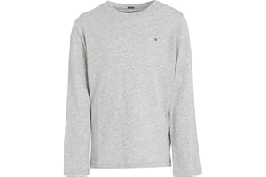 Tommy Hilfiger Boys Basic CN Knit L/S Maglietta Bambini e Ragazzi