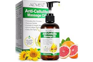 ZOXPM Huile Anti Cellulite Raffermissante, 250ml Huile de Massage Amaigrissante Améliore la Fermeté et Élasticité, Hydrate et Tonifie la Peau Favorise la Réduction des effets de cellulite
