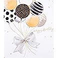 Hallmark Birthday Card - 3D Effect Balloons and Bow Design