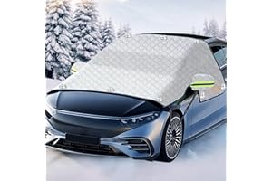 ‎MAXEE Maxee Frontscheibenabdeckung Winter, Windschutzscheibenabdeckung Auto, Scheibenabdeckung Fixierung Faltbare Abdeckung Auto Frontscheibe Für Die Gegen, Schnee, EIS, Frost, Staub, Sonne