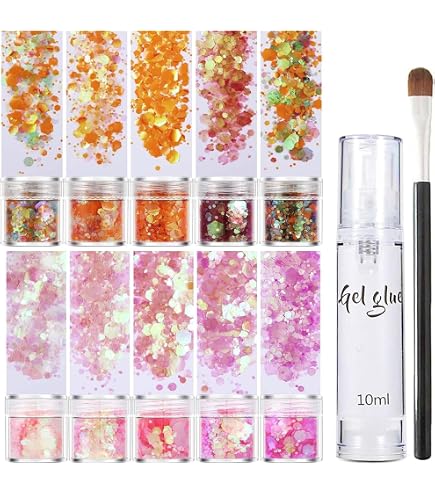 KARLOR Glitzer Palette Mit 15 Farben – Ultra-glänzender Lidschatten Für Augen, Gesicht & Körper