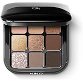 Kiko Milano G&ouml;z Farı Paleti - New Glamour Multi Finish Eyeshadow Palette 01 Earth Tones