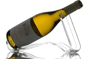 LUDI-VIN 5060388470548 Bouteille de porte en acrylique transparent 7,5 x 26,5 x 13,5 cm