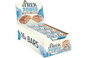 JB's Trek Protein Power Bar Millionaire Shortbread - Plant Based - Gluten Free - Vegan Snack - 55g x 16 Bars
