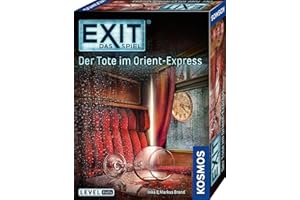 KOSMOS 694029 EXIT - Das Spiel - Der Tote im Orient-Express, Level: Profi, Escape Room-Spiel für 1 bis 4 Personen ab 12 Jahre, EXIT Game, einmaliges Gesellschaftsspiel