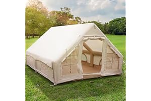 Afitdon Tenda gonfiabile, tenda all'aperto con pompa d'aria e borsa, tenda impermeabile in tessuto Oxford