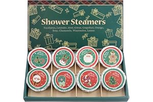 BEINUP Weihnachten Badebomben,Duschbomben Set,8 Stück 8 Düfte Shower Steamers Aromatherapie,Duschdampfer Badekugeln,Geschenke für Frauen Mama Freundin,Weihnachtsgeschenke,Geburtstagsgeschenk