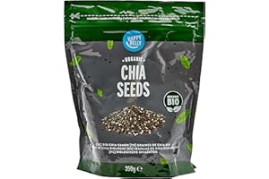 ‎HAPPY BELLY Amazon-Marke: Happy Belly Bio Chia-Samen, 350g, 4er-Pack