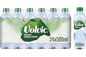 Volvic acqua minerale naturale flacone da 500 ml in plastica Ref 02210 [Pack 24]