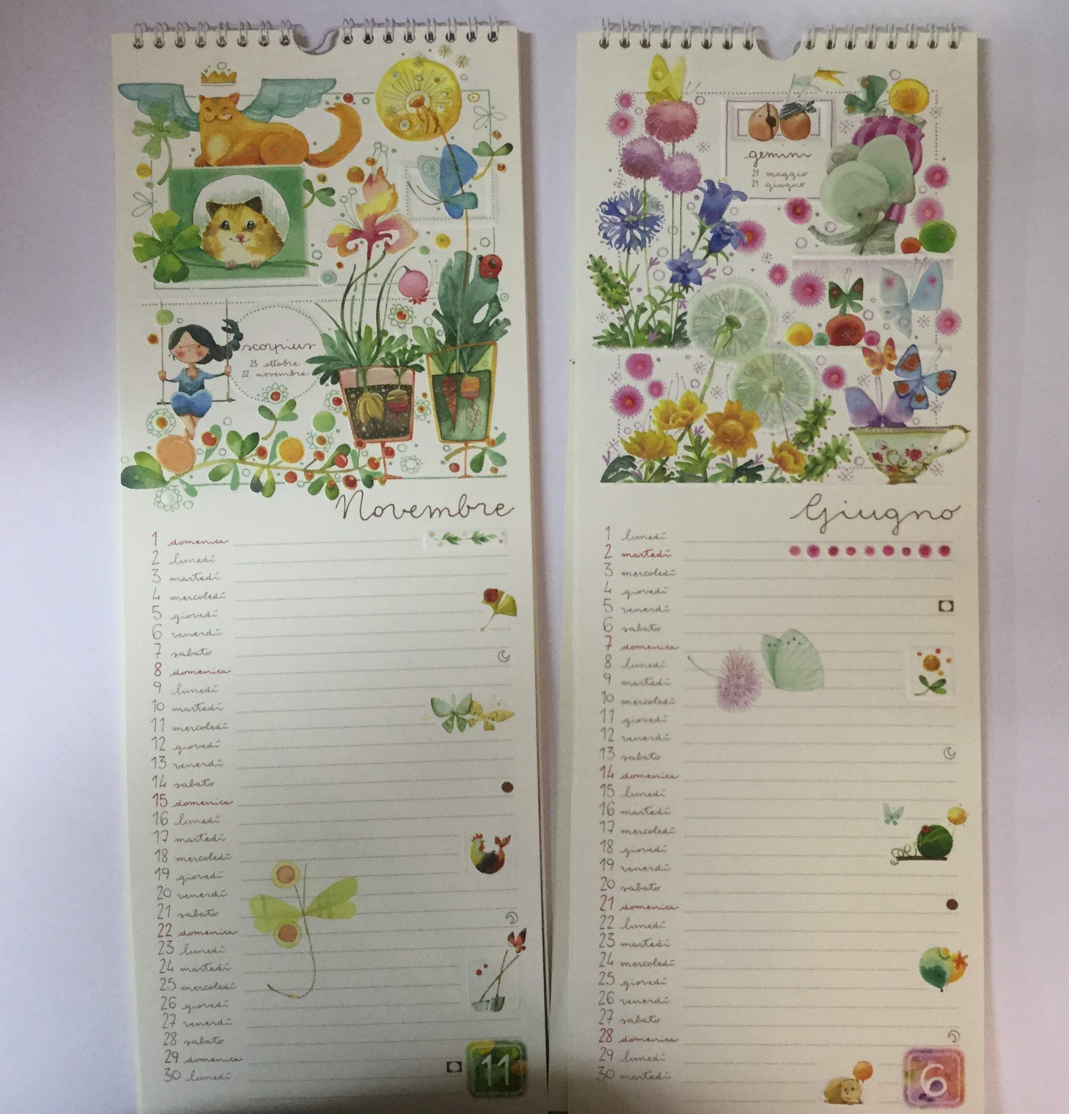 Calendario Muro 2020 Goccioline Fto 16x45 Cm