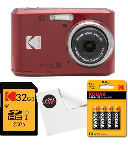 Kodak Pixpro FZ43 Digital Camera, 16.44 Megapixels, 4x Optical