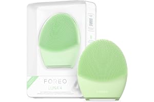 FOREO LUNA 4 Cepillo de limpieza facial - Masajeador facial reafirmante - Cuidado facial antiedad - Cuidado facial simple - Piel mixta