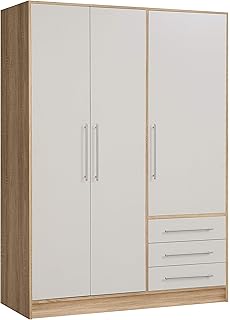 Stella Trading Box 4 Turiger Kleiderschrank Holz Weiss Sonoma 55 X 180 X 198 Cm Amazon De Kuche Haushalt