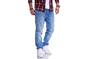 JACK & JONES Herren Jeans Clark ARIS Regular Fit Straight Leg Denim Herrenhose