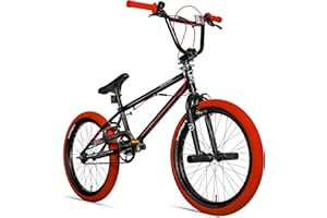 ‎BERGSTEIGER Bergsteiger Halifax 20 Zoll BMX, Fatbike, 360° Rotor-System, Freestyle, 2 Stahl Pegs, Kettenschutz, Freilauf