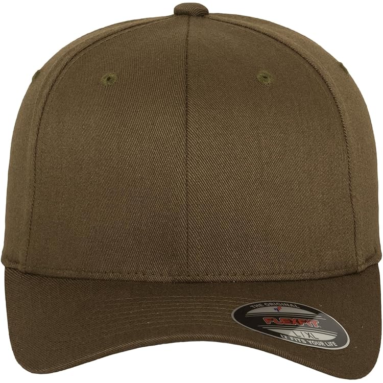 Casquette Baseball Rawlings Ajustée - L/XL - Gris Avec Patch Trèfle Noir - Flexfit