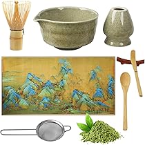 Matcha Tee Set 8-teilig - Komplettes Zubehör Für Matcha-Liebhaber