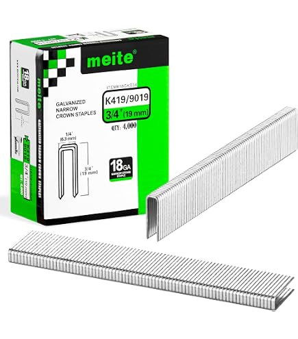 MTX - Lot de 1000 agrafes durcies type 140 - 12 x 10,6 x 1,25 mm - Bricolage