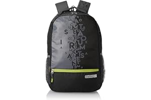 American Tourister Fizz 32L Black Backpack School bag for travel with Organizer Bottle compartment water resistant backpack f