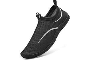 gitzing Water Beach Swim Shoes Women Quick Dry Sea Shoes Men Breathable Aqua Lightweight Barefoot for Surfing Running Driving Pool Yoga