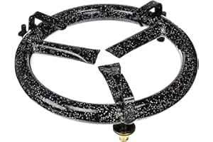 Garcima 20101 Poêle Paellero Trop Cuit, Noir, 25 x 28 x 8.5 cm