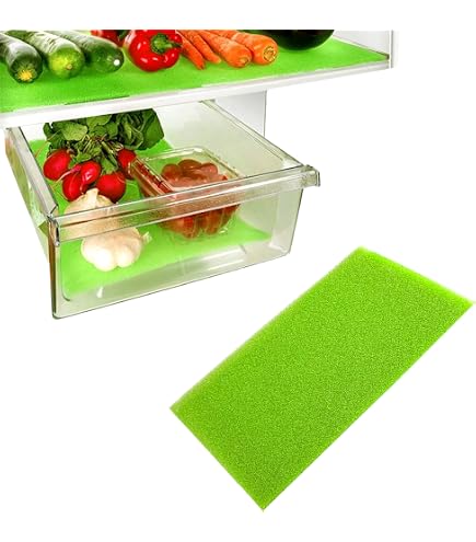 8 Fodere Protettive Per Frigorifero In EVA, Lavabili E Antiurto, 45x29 Cm, Per Ripiani E Cassetti, Colore Rosso, Atossiche