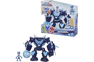 Pyjamasques Robo-Yoyo, Jouet préscolaire avec Sons et lumières et Figurine Yoyo, pour Enfants