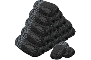 Dokeno Lot de 200 Surchaussures Jetables, Couvre-Chaussures Jetables en Tissu Non Tissé, Protege Chaussure Antidérapante et Imperméable pour Le Nettoyage de Moquette, Protection de Sol