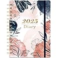 Artfan Diary 2024 - A5 2024 Diary Week to View from January 2024 to December 2024, Twin-Wire Binding, Hard Cover, Elastic Closure, 21.5 x 15.5 x 1.5 cm