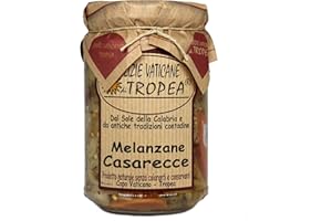 Melanzane Sottolio 280g - Melenzane Casarecce filetti - Autentica Salsa Calabrese - Prodotti Calabresi Tipici - Salsa Gourmet Artigianale - Made in Italy- Delizie Vaticane di Tropea (1)