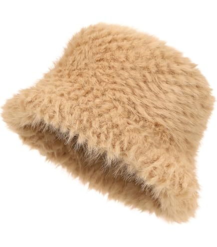ZCSXK Winter Bucket Hat | Winter Hoeden Voor Vrouwen - Winter Dikker Emmer Hoed Pluizige Warme Hoed Emmer Hoed Voor Vrouwen Mannen