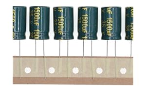 HUABAN 20 Piezas 35V 1500UF Condensador electrolítico de aluminio enchufable 13x21 13 * 21mm