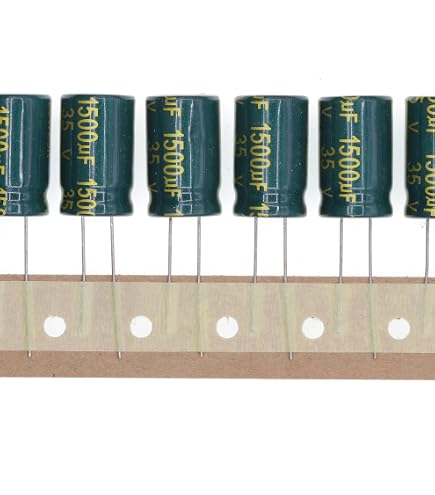 50 Pezzi Condensatori Elettrolitici 1000uF 16V 105C - Radiali, Nuovi, Made In Cina