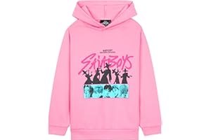 KPop Demon Hunters Officiel Sweat a Capuche Fille, Hoodies Cosy Hiver, Kawaii Loungewear, Chaud Cadeau pour Filles et Ado