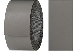 haggiy Edging Tape Melamine with Hot Melt Adhesive 40 mm x 5 m | Iron-On Edging Tape for Shelves and Panels | Edging Tape - Decoration: Anthracite, Charcoal
