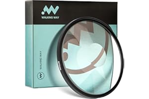 Walking Way Filtro de Lente Prisma de Efecto Halo, 77mm, Distorsión de Vórtice, Prisma, Filtro de Efecto Especial con Visión de Túnel, Distorsión Circular de Vórtice Efecto