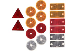DOJA Barcelona | Mix Reflectante para Remolques | Pack 16 | Universal | Reflectantes Remolque, Catadioptrico Tractor, Reflectores Coche, Catadioptrico Moto, Catadrioptico Caravana, Bicicleta …