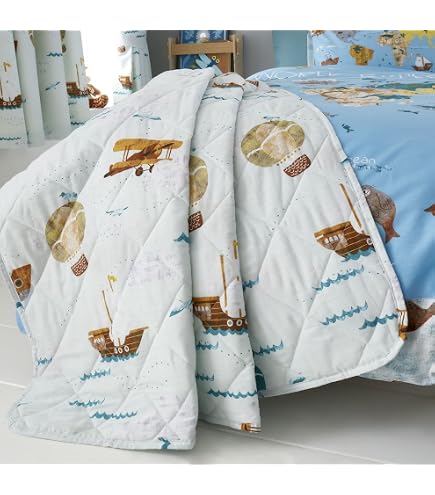 Happy Linen Company Wendedecke 150x200cm - Einhorn Zauberwald Rosa Gesteppt