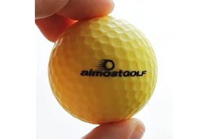 Almost Golf Lot de 10 (Jaune)